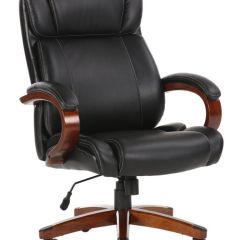Кресло офисное BRABIX PREMIUM "Magnum EX-701" (дерево, рециклированная кожа, черное) 531827 в Тюмени - tumen.mebel24.online | фото
