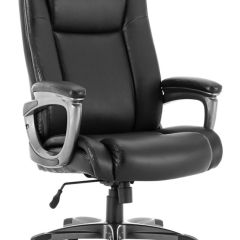 Кресло офисное BRABIX PREMIUM "Solid HD-005" (рециклированная кожа, черное) 531941 в Тюмени - tumen.mebel24.online | фото