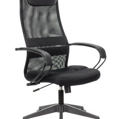 Кресло офисное BRABIX PREMIUM "Stalker EX-608 PL" (ткань-сетка/кожзам, черное) 532090 в Тюмени - tumen.mebel24.online | фото