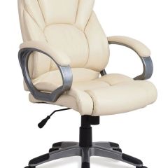Кресло офисное BRABIX "Eldorado EX-504", экокожа, бежевое, 531167 в Тюмени - tumen.mebel24.online | фото