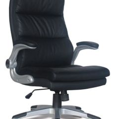 Кресло офисное BRABIX "Fregat EX-510" (рециклированная кожа, черное) 530863 в Тюмени - tumen.mebel24.online | фото