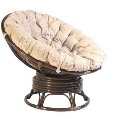 Кресло Папасан вращающийся 23/01В (Темно-коричневый) в Тюмени - tumen.mebel24.online | фото 2