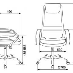 Кресло руководителя Бюрократ CH-608SL/BLACK в Тюмени - tumen.mebel24.online | фото 4