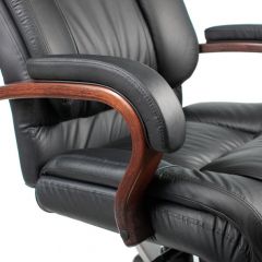 Кресло руководителя Бюрократ T-9925WALNUT/BLACK в Тюмени - tumen.mebel24.online | фото 4