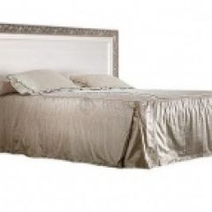 Кровать 2-х спальная (1,8 м) Тиффани штрих-лак/серебро с подъемным механизмом (ТФКР180-1[3]) в Тюмени - tumen.mebel24.online | фото