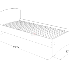 Кровать-2 одинарная (900*1900) в Тюмени - tumen.mebel24.online | фото 2