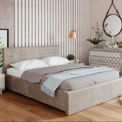 Кровать Изабелла с латами Newtone light beige 1600x2000 в Тюмени - tumen.mebel24.online | фото 3