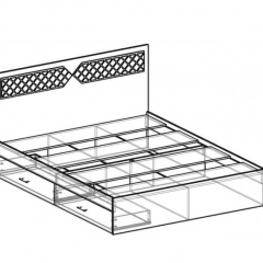 Кровать Николь 1600 (венге) в Тюмени - tumen.mebel24.online | фото 2