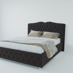 Кровать Нягань с ПМ 1200 (экокожа кольт ч) в Тюмени - tumen.mebel24.online | фото 2