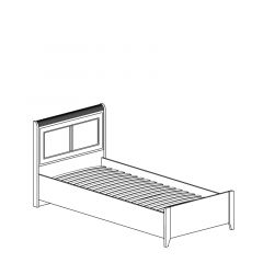 Кровать одинарная №249 Белла в Тюмени - tumen.mebel24.online | фото 2