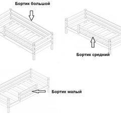 Кровать одноярусная Сонечка (800*1900) модульная в Тюмени - tumen.mebel24.online | фото 3