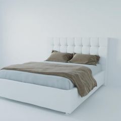 Кровать Венеция без основания 1200 (экокожа белая) в Тюмени - tumen.mebel24.online | фото