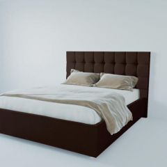 Кровать Венеция без основания 800 (экокожа коричневая) в Тюмени - tumen.mebel24.online | фото 1
