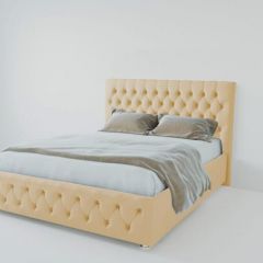 Кровать Версаль 1800 без основания (экокожа бежевый) в Тюмени - tumen.mebel24.online | фото