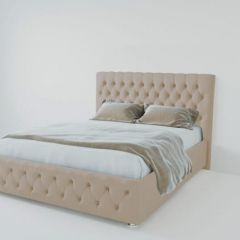 Кровать Версаль 1800 без основания (велюр светло серый) в Тюмени - tumen.mebel24.online | фото