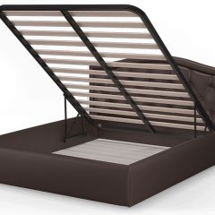 Кровать Стелла 1600*2000 NEO 08 (коричневый) в Тюмени - tumen.mebel24.online | фото 4