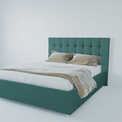 Кровать Венеция с ПМ 1200 (велюр бирюзовый) в Тюмени - tumen.mebel24.online | фото 2
