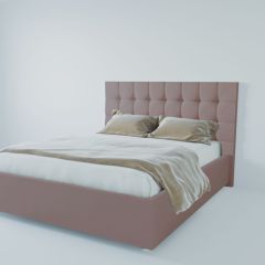 Кровать Венеция с ПМ 1200 (велюр темно-серый) в Тюмени - tumen.mebel24.online | фото 2