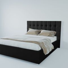 Кровать Венеция с ПМ 2000 (экокожа кольт ч) в Тюмени - tumen.mebel24.online | фото 2