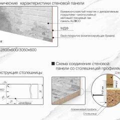 Кухонный фартук со столешницей (А-01) в едином стиле (3050 мм) в Тюмени - tumen.mebel24.online | фото 7