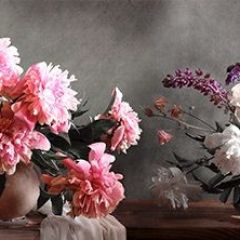 Кухонный фартук Цветы 316 МДФ матовый (3000) Flowers в Тюмени - tumen.mebel24.online | фото 1