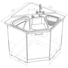 Кухонный гарнитур Амели оптима 1800х2400 мм в Тюмени - tumen.mebel24.online | фото 16