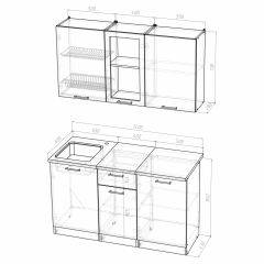 Кухонный гарнитур Инна медиум 1400 в Тюмени - tumen.mebel24.online | фото 3