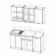 Кухонный гарнитур Инна стандарт 1600 в Тюмени - tumen.mebel24.online | фото 3