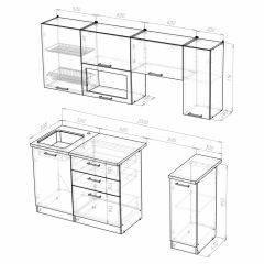 Кухонный гарнитур Инна ультра 2000 в Тюмени - tumen.mebel24.online | фото 4