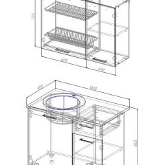 Кухонный гарнитур Лада 1000 (Стол. 26мм) в Тюмени - tumen.mebel24.online | фото 3