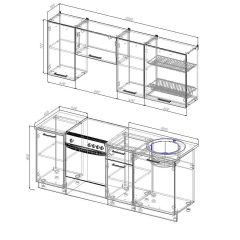 Кухонный гарнитур Лада 2000 (Стол. 26мм) в Тюмени - tumen.mebel24.online | фото 2