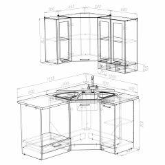 Кухонный гарнитур Лира литл 1500*1200 в Тюмени - tumen.mebel24.online | фото 3