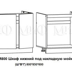 ЛИЗА-2 Кухонный гарнитур 1,6 Белый глянец холодный в Тюмени - tumen.mebel24.online | фото 6