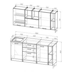 Кухонный гарнитур Надежда макси 4 1800 мм в Тюмени - tumen.mebel24.online | фото 2