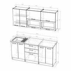Кухонный гарнитур Полина макси 1800 в Тюмени - tumen.mebel24.online | фото 2