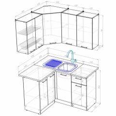 Кухонный гарнитур Полина прайм 1200*1400 в Тюмени - tumen.mebel24.online | фото 3