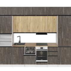 Кухонный гарнитур Сапфир 2 экстра 3000 мм в Тюмени - tumen.mebel24.online | фото 3