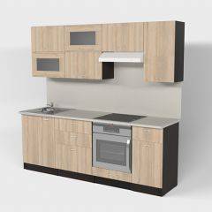 Кухонный гарнитур Симона компакт 2200 в Тюмени - tumen.mebel24.online | фото 2