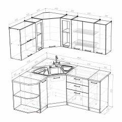 Кухонный гарнитур Светлана оптима 1500*1800 в Тюмени - tumen.mebel24.online | фото 3
