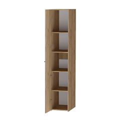 Квадро П-1 Пенал 1дв (ЛДСП дуб крафт золотой) в Тюмени - tumen.mebel24.online | фото 2