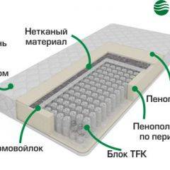 Матрас Лелия Хлопок (h190) серия Калверо в Тюмени - tumen.mebel24.online | фото