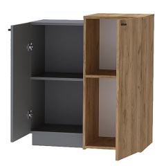 Модульная гостиная Квадро (ЛДСП дуб крафт золотой) в Тюмени - tumen.mebel24.online | фото 7