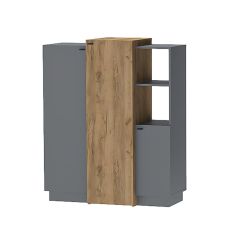 Модульная гостиная Квадро (ЛДСП дуб крафт золотой) в Тюмени - tumen.mebel24.online | фото 8