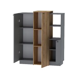 Модульная гостиная Квадро (ЛДСП дуб крафт золотой) в Тюмени - tumen.mebel24.online | фото 9