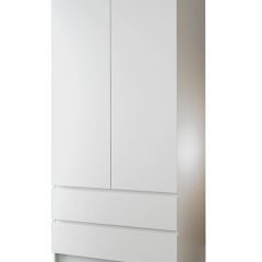 МОРИ МШ 900.1 Шкаф с 2мя дв и 2мя ящ. (белый) в Тюмени - tumen.mebel24.online | фото