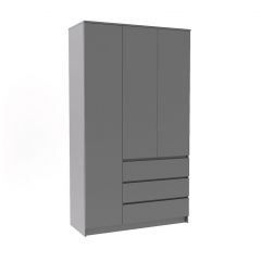 МОРИ МШ 1200.1 Шкаф (графит) в Тюмени - tumen.mebel24.online | фото 2