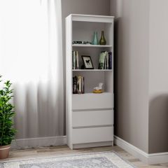 МОРИ МСТ 600.3 Стеллаж (белый) в Тюмени - tumen.mebel24.online | фото