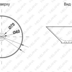 Накладная раковина melana mln-t4006-b1 (синяя) в Тюмени - tumen.mebel24.online | фото 2