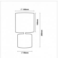 Настольная лампа декоративная Lucide Greasby 47502/81/38 в Тюмени - tumen.mebel24.online | фото 4