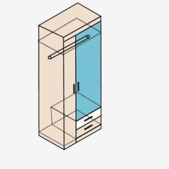 НИКА Н10з Шкаф для одежды в Тюмени - tumen.mebel24.online | фото 4